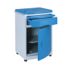 Plastic medical bed side cabinets