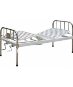 Stainless steel double crank bed