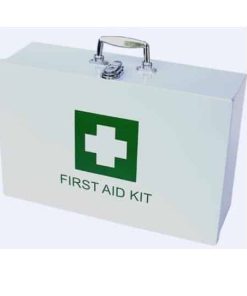 Empty Metal First Aid Box Only