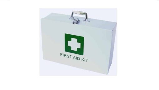 Empty Metal First Aid Box Only