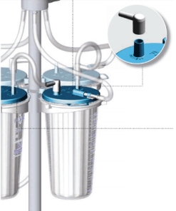 Surgical Suction Flovac Lid Connector 5's