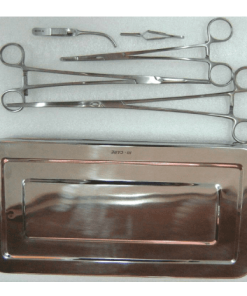 Surgical Vascular Clamps Set with tray