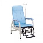 F-43 Hospital Recliner Transfusion Chair Bed with IV Stand