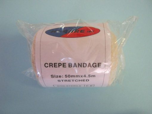 Bandage Crepe - 50mm Hi-Care 4.5m stretched