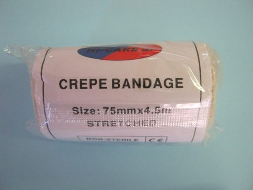 Bandage Crepe - 50mm Hi-Care 4.5m stretched