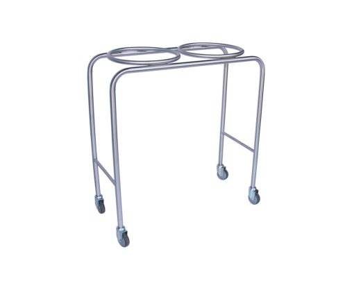 Mobile Double Bowl Stand