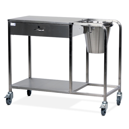 Large Size Stainless Steel Dressing Trolley