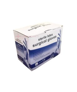 Sterile latex surgical gloves