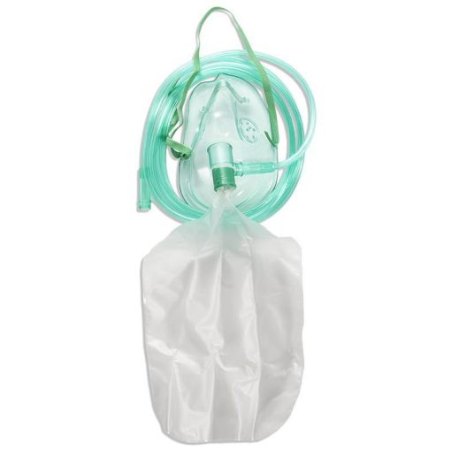 Oxygen Mask Non- Rebreather 2m tubing + Bag